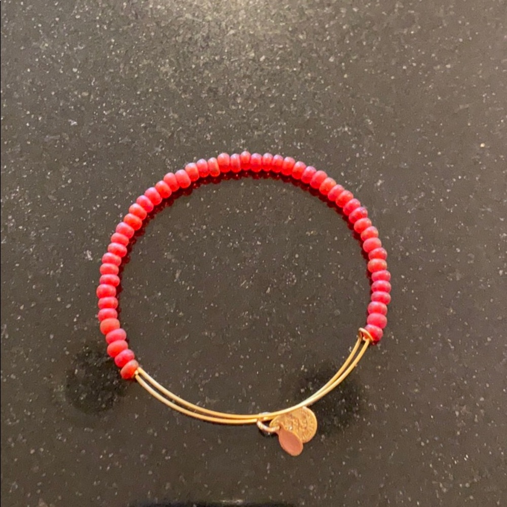 Hot pink and gold Alex and Ani